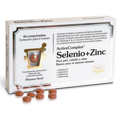 Pharma Nord Antioxidantes ActiveComplex Selenio + Zinc 60 Comprimidos